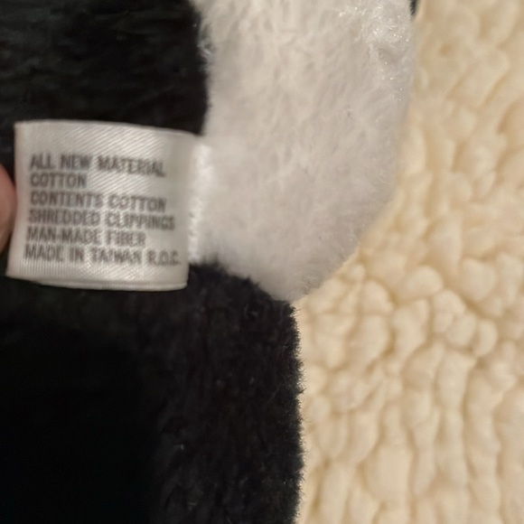 Black and White Stuffed Bear Animal - Picture 4 of 15